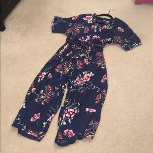 Gap Floral Jumpsuit